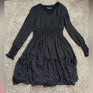 Black and Gold Dress